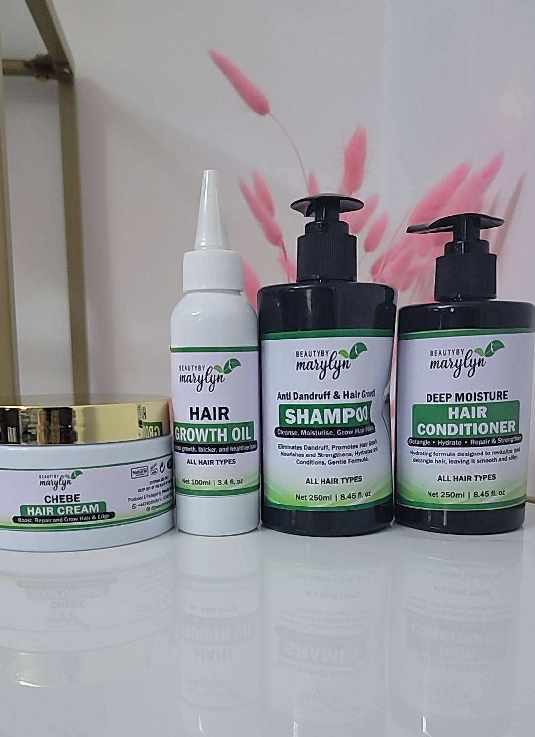 ULTIMATE HERBAL HAIRCARE BUNDLE 100% NATURAL